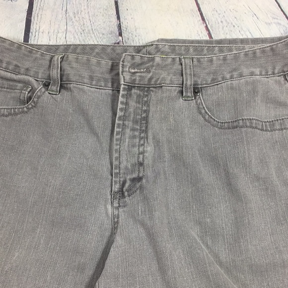 Sigrid Olsen Straight Leg Light Gray Jeans Size 10 - Picture 2 of 10